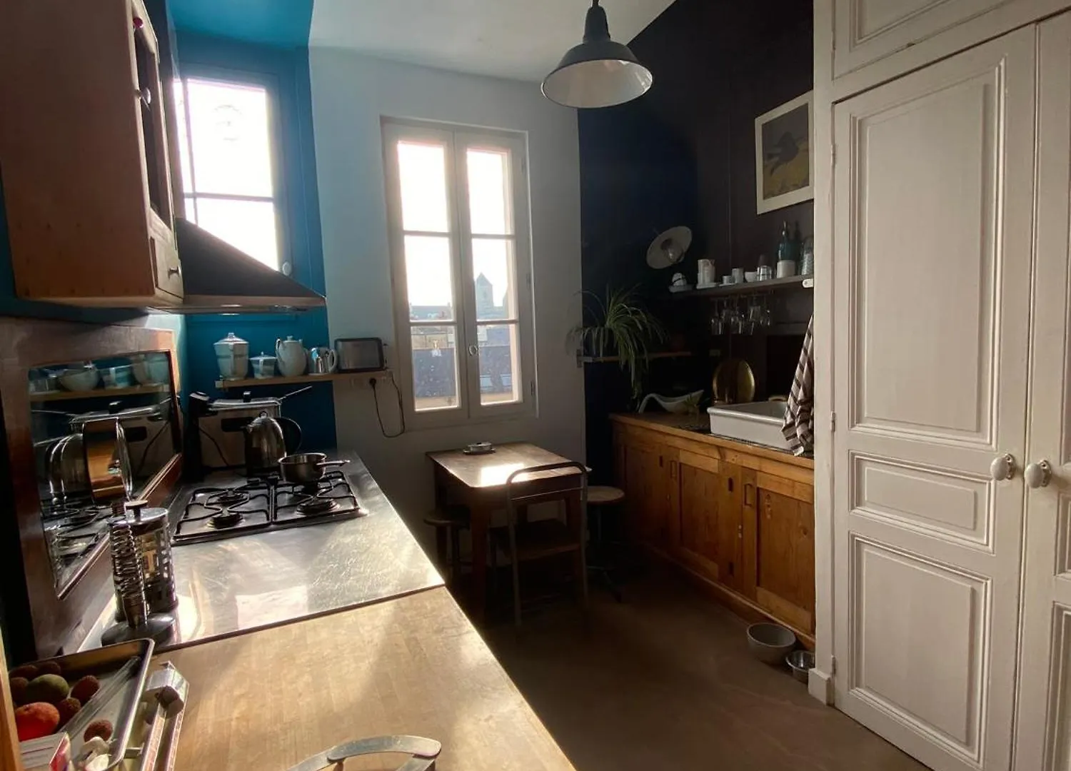 Chambre Bleue Et Or 16M2 Chez L'Habitant Dans Appartement 100M2 Centre Ville Rennes Bed & Breakfast