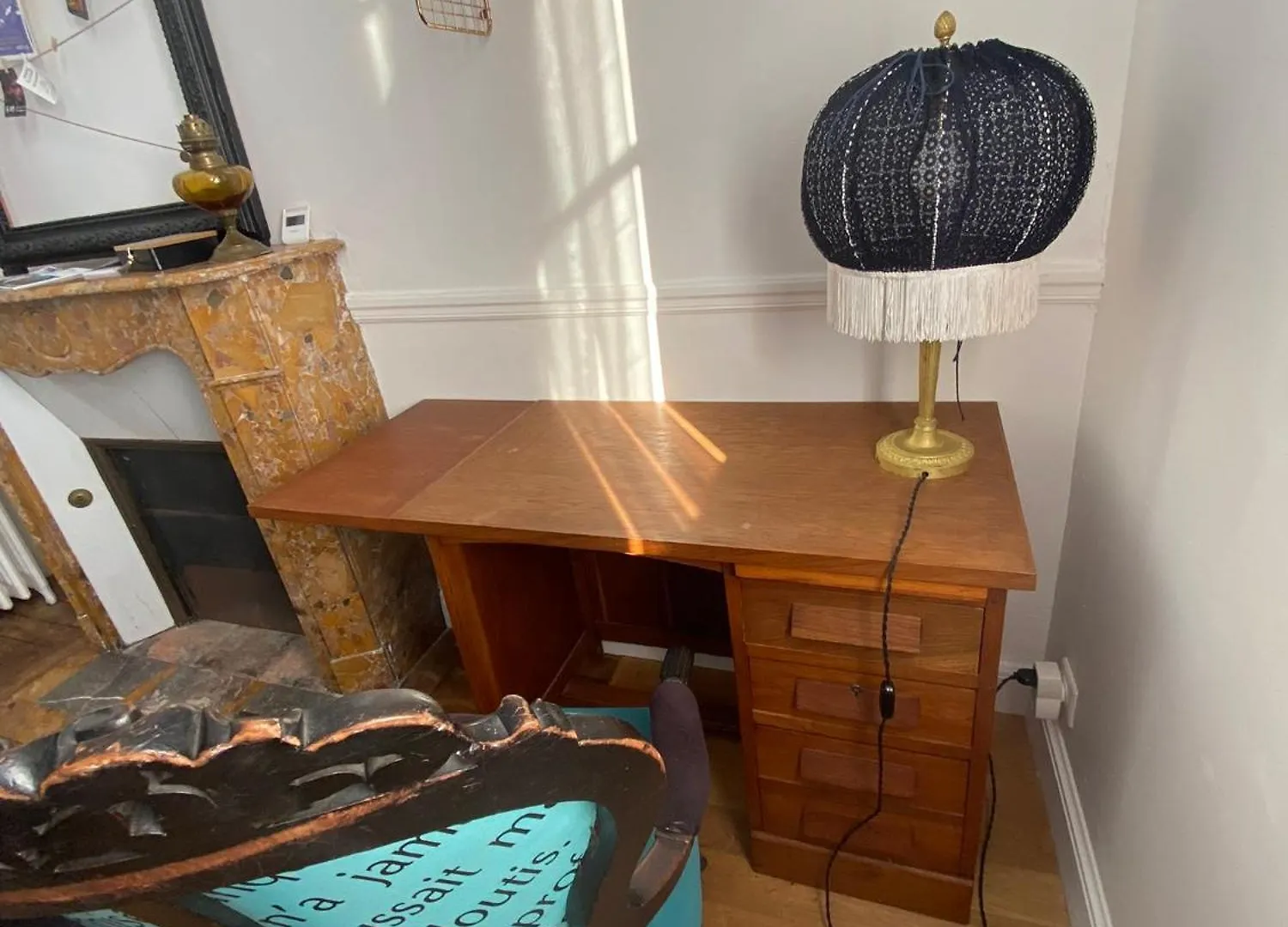 Chambre Bleue Et Or 16M2 Chez L'Habitant Dans Appartement 100M2 Centre Ville レンヌ